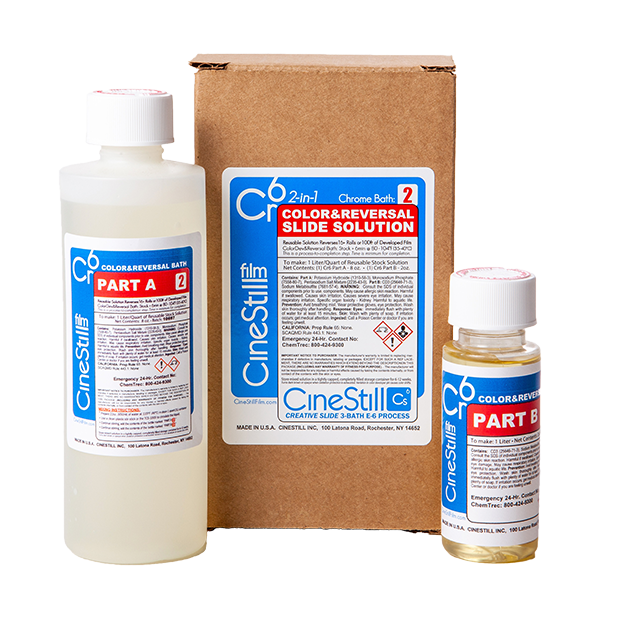 CineStill Cr6 ''Color&Reversal'' 2-in-1 Slide Solution DATO 10/24