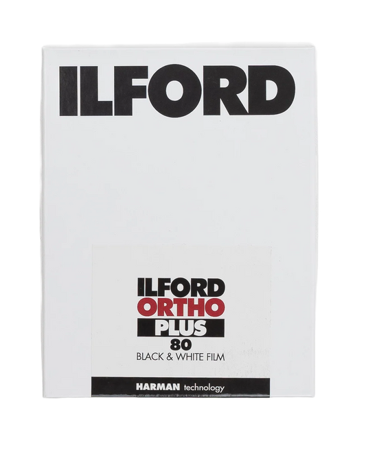 ILFORD ORTHO PLUS 80 4x5" 25 blad