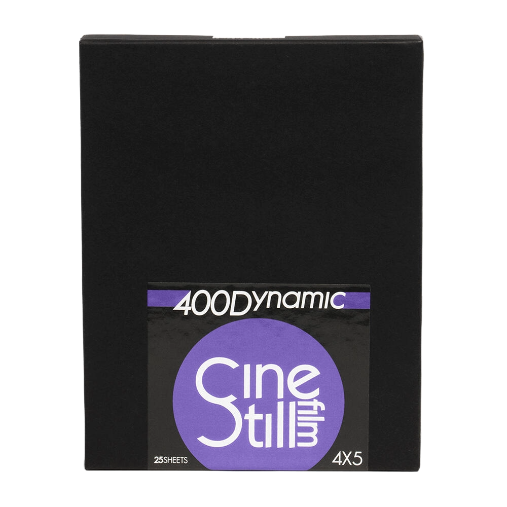 CineStill 400Dynamic Versatile 4x5 25 blad DATO 10/25