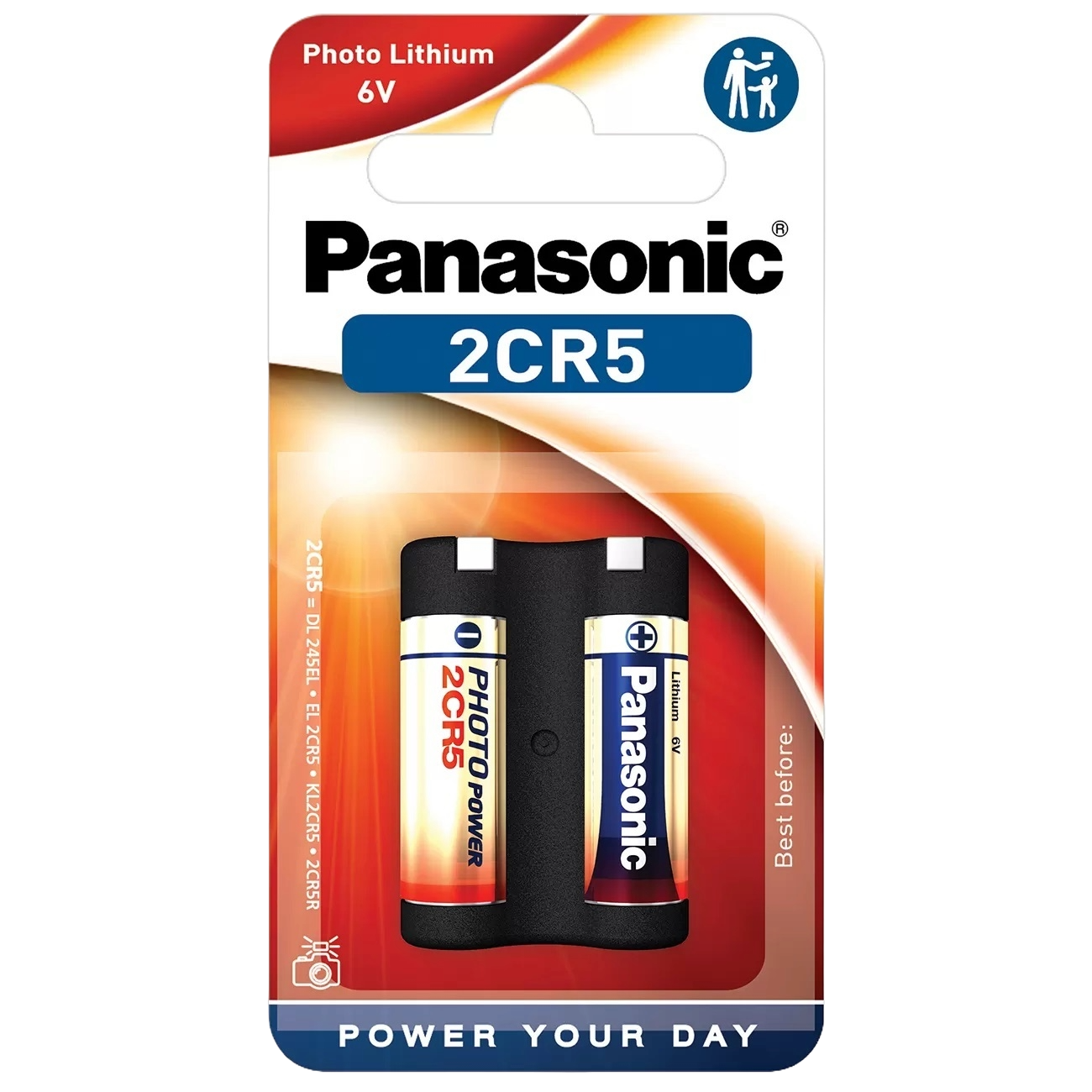 Panasonic 2CR5 6V Photo Lithium batteri