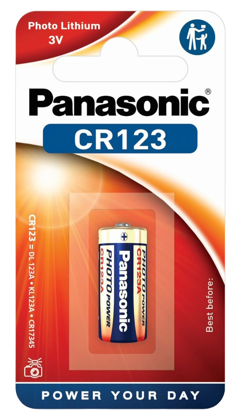 Panasonic CR123 3V Photo Lithium batteri