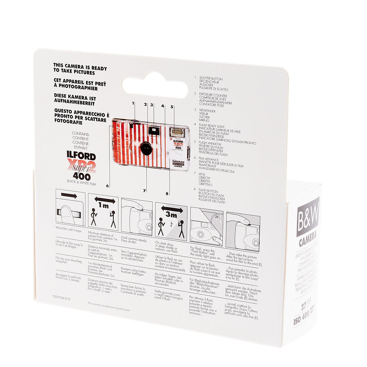 Harman Ilford XP2 Super 27 engangskamera