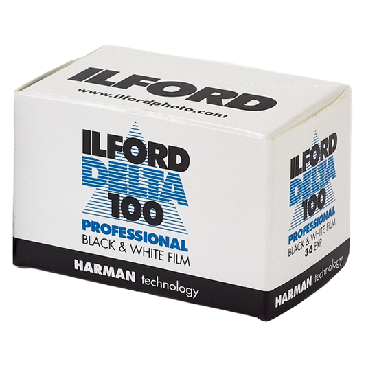 ILFORD DELTA 100 PROFESSIONAL 135  svart/hvitt-film med 36 bilder for 35mm kamera.