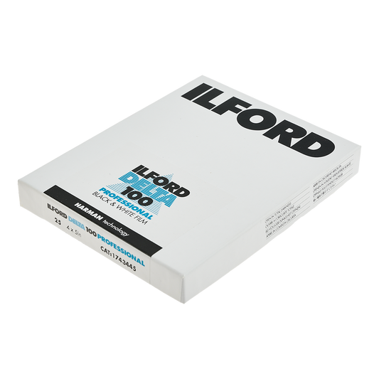 ILFORD DELTA 100 PROFESSIONAL 4x5" 25 blad