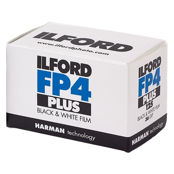 ILFORD FP4 PLUS 135  svart/hvitt-film med 36 bilder for 35mm kamera.