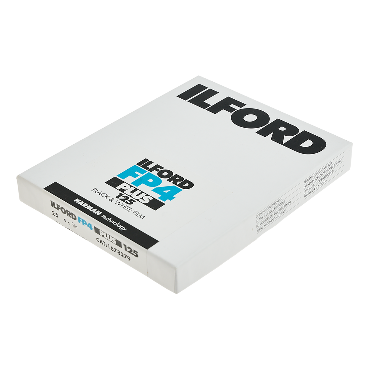 ILFORD FP4 PLUS 4x5" 25 blad
