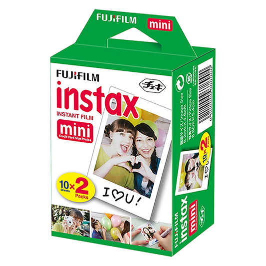 Fujifilm INSTAX MINI instant film med 20 bilder for Mini kamera.