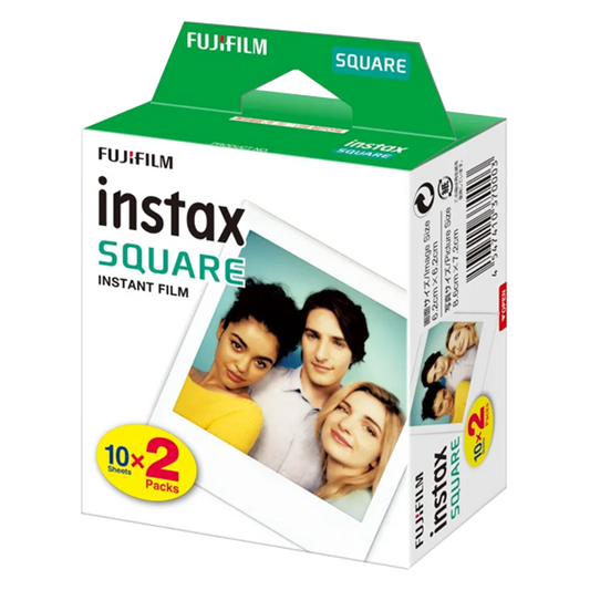 Fujifilm INSTAX SQUARE instant film med 20 bilder for Square kamera.