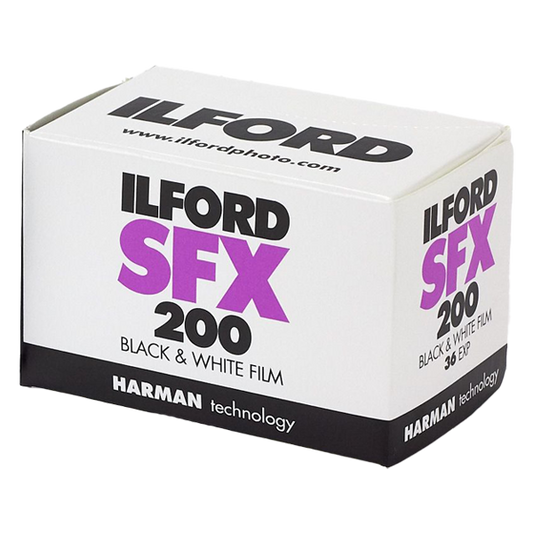 ILFORD SFX 200 135  svart/hvitt-film med 36 bilder for 35mm kamera.