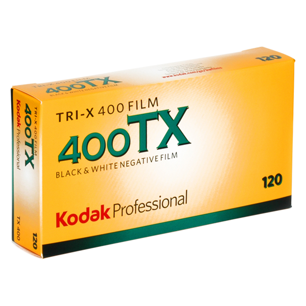 KODAK TRI-X 400TX 120  svart/hvitt-film med 10 bilder for 120 kamera.