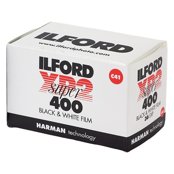 ILFORD XP2 SUPER 135  svart/hvitt-film med 36 bilder for 35mm kamera.