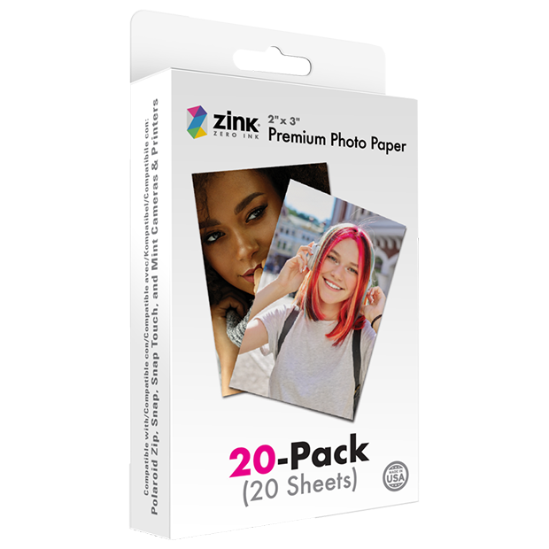 Polaroid Zink Media 2x3" (20-pakk)