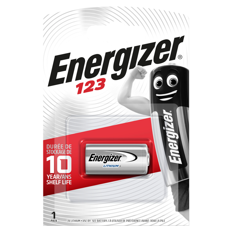 Energizer Lithium Photo 123 batteri