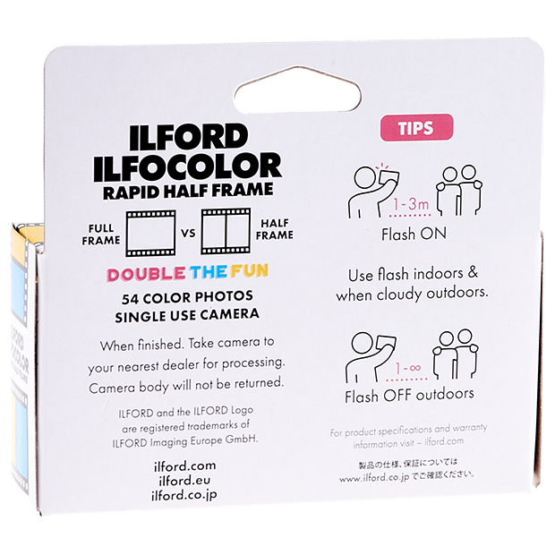 ILFORD ILFOCOLOR Rapid Half Frame 54 – Grainy Vibes