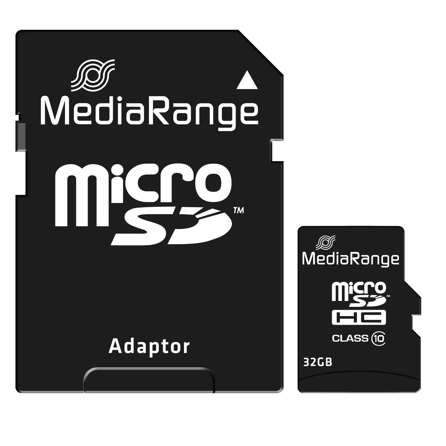 MediaRange Micro SDHC 32GB inkl. SD-adapter