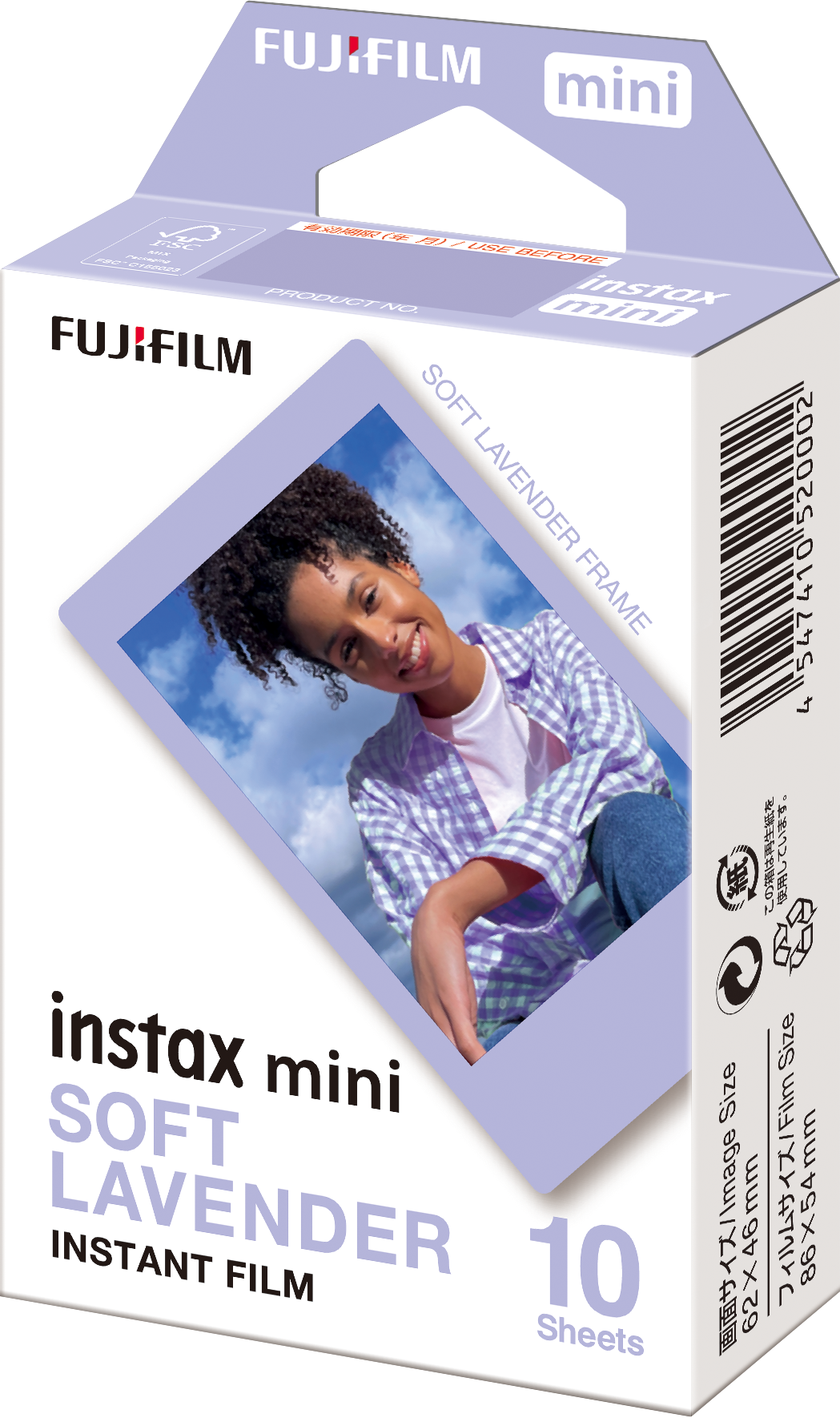 Fujifilm INSTAX mini Soft Lavender DATO 05/25