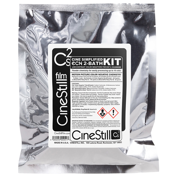 CineStill Cs2 ''Cine Simplified'' ECN 2-Bath Powder Kit