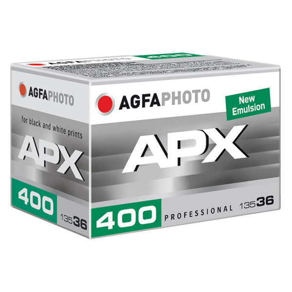AgfaPhoto APX 400 135 svart/hvitt-film med 36 bilder for 35mm kamera.