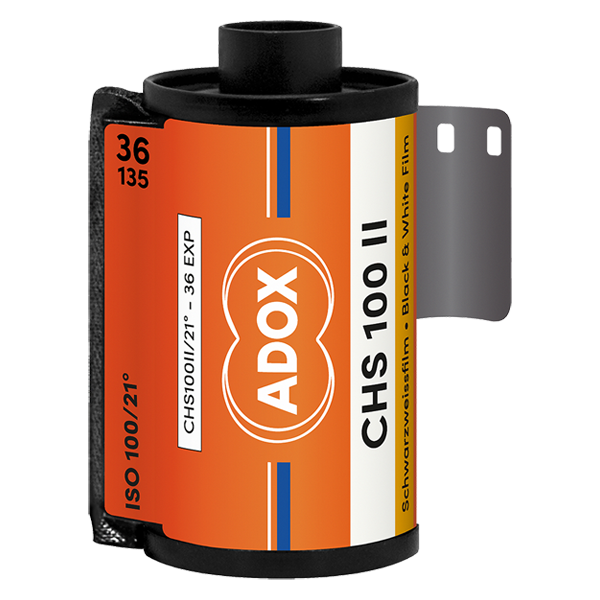 ADOX CHS 100 II 135 svart/hvitt-film med 36 bilder for 35mm kamera.