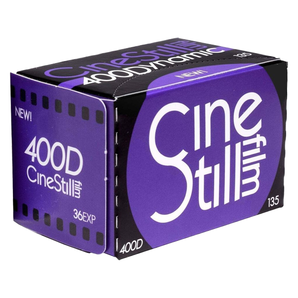 CineStill 400D Daylight Versatile 135 fargefilm med  bilder for 35mm kamera.