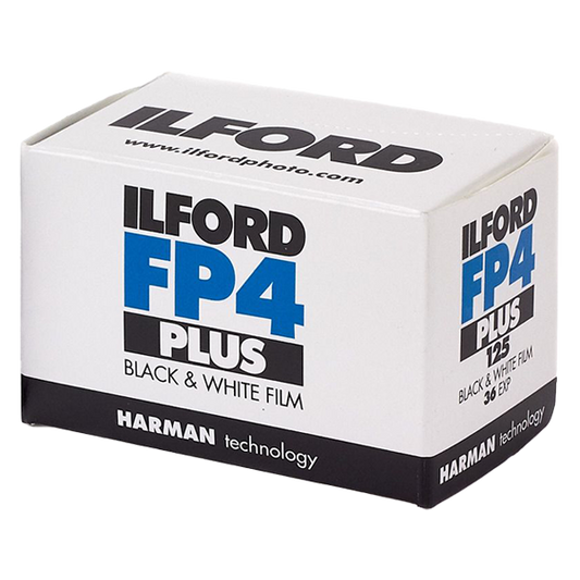 ILFORD FP4 PLUS 135  svart/hvitt-film med 36 bilder for 35mm kamera.