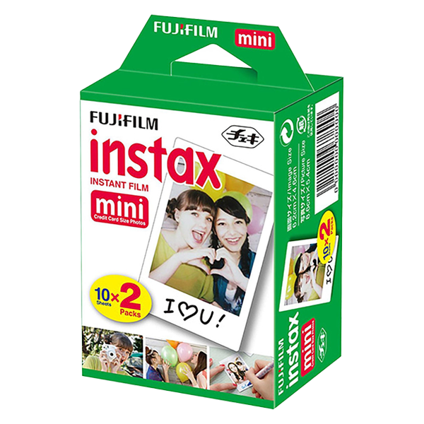 Fujifilm INSTAX MINI instant film med 20 bilder for Mini kamera.