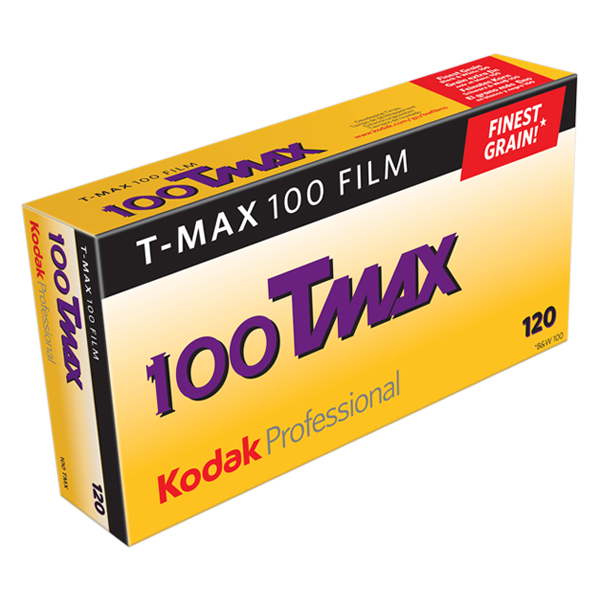 KODAK T-MAX 100 120  svart/hvitt-film med 10 bilder for 120 kamera.