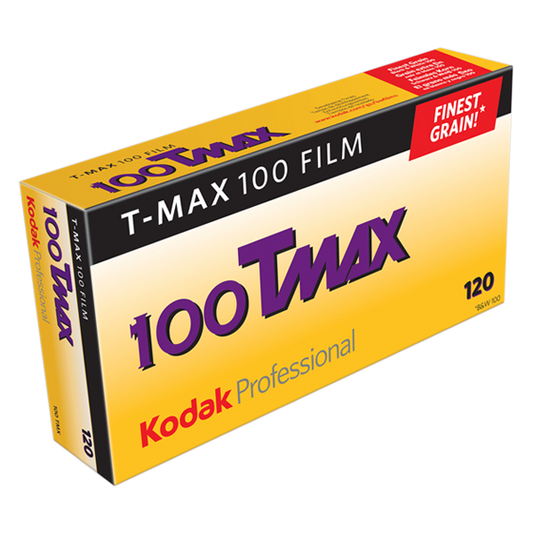 KODAK T-MAX 100 120  svart/hvitt-film med 10 bilder for 120 kamera.