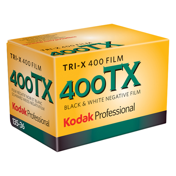 KODAK TRI-X 400TX 135  svart/hvitt-film med 36 bilder for 35mm kamera.